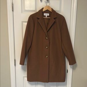 Calvin Klein Women's Tan Pea Coat